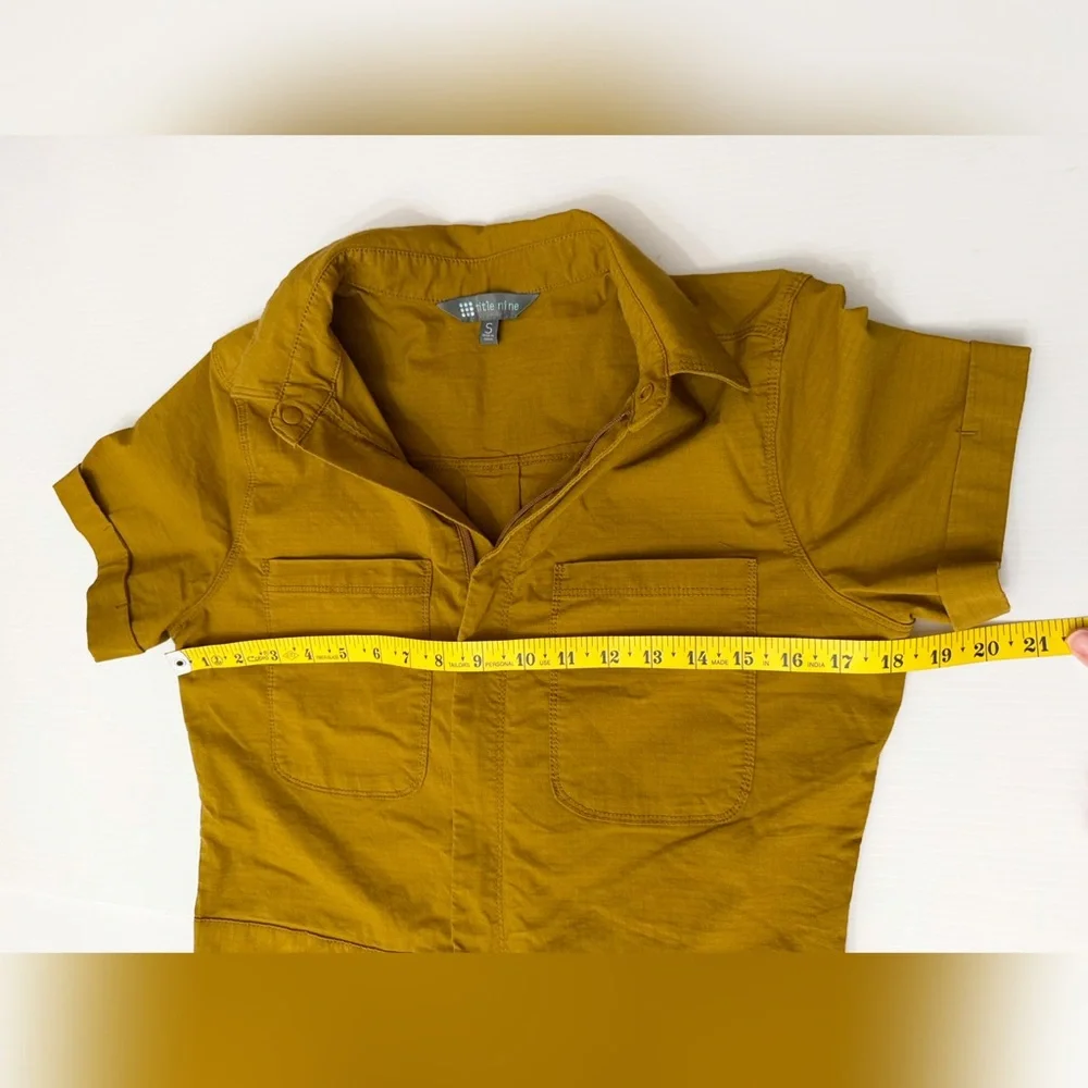 Title Nine Rosie Utility Short Sleeve Romper - S - Picture 12 of 15